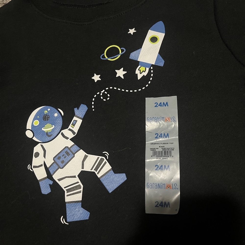 24 Month Space Sweatshirt - Picture 2 of 3